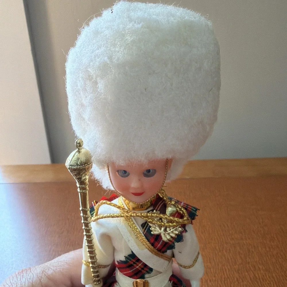 Vintage Scottish Highlander & Royal Scotts Plastic Dolls 1950's
